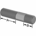 Bsc Preferred Threaded on Both Ends Stud Steel M20 x 2.5 mm Size 46 mm and 20 mm Thread Length 90 mm Long 5580N189